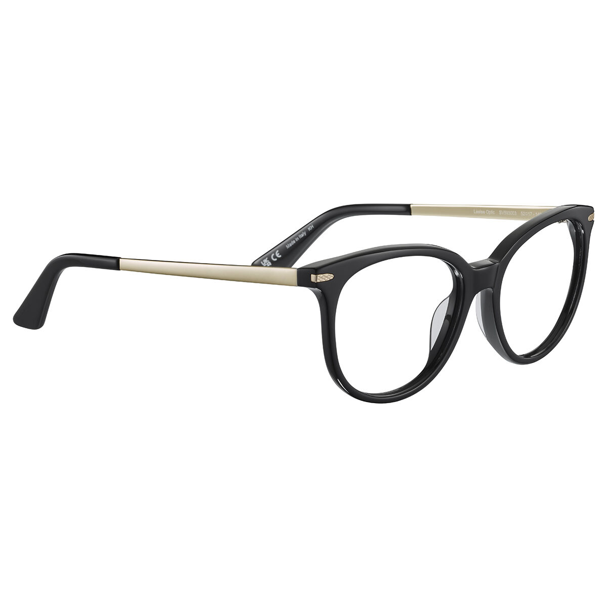 LEELEE OPTIC, Shiny Black Shiny Gold-Demo Lens, hi-res image number null